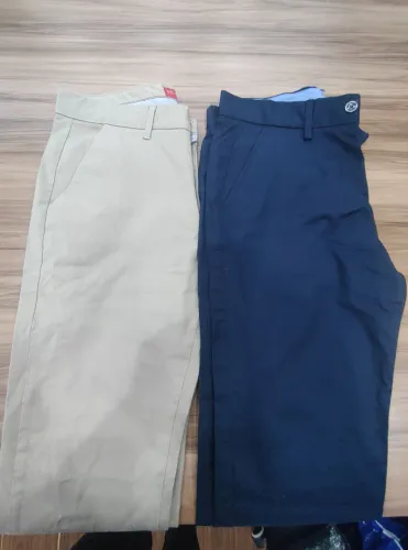 3 Calças social em sarja slim masculina Tam 42