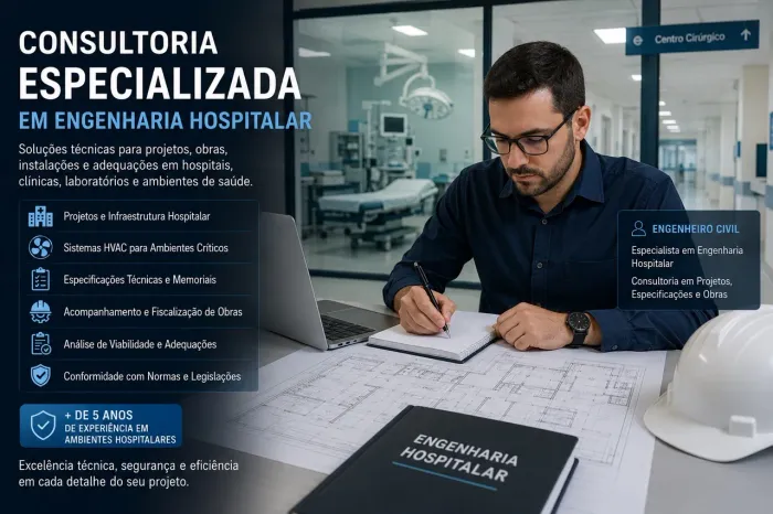 Consultoria técnica engenharia hospitalar