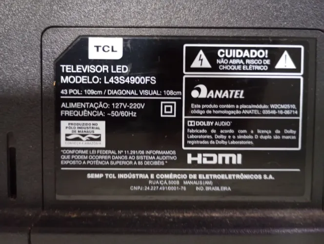 Vendo Tv Com Defeito