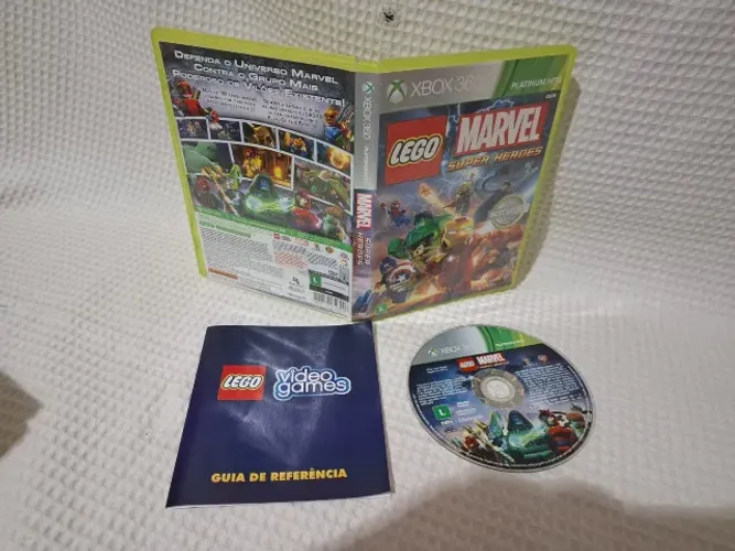 JOGO XBOX 360 LEGO MARVEL SUPER HEROES PLATINUM HITS