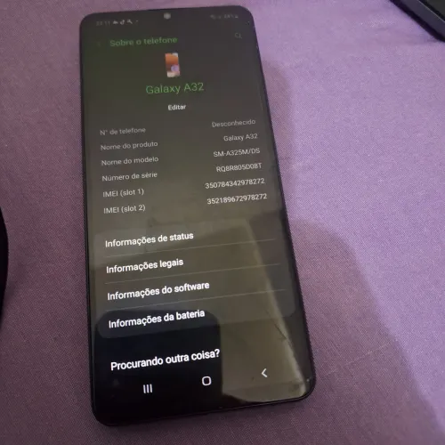 Samsung A32 ótimo estado funcionando 