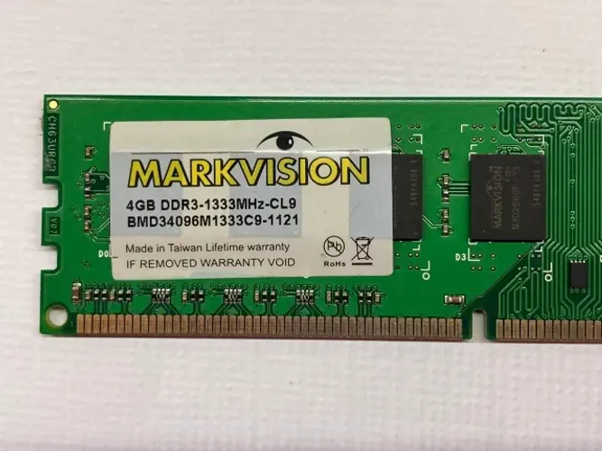 Memória RAM Markvision 8GB DDR3 1333MHz UDIMM para Computadores