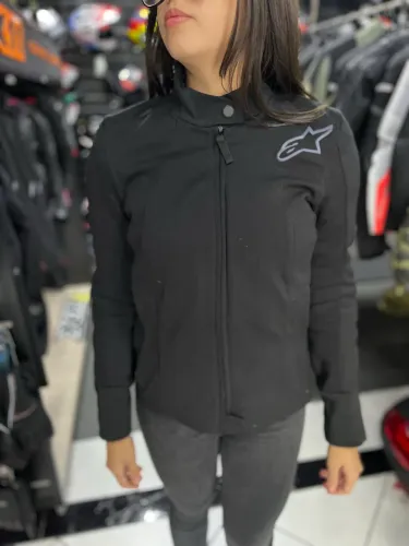 Jaqueta com proteção alpinestars feminina