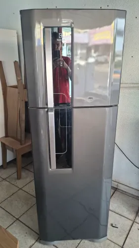 GELADEIRA ELECTROLUX DUPLEX FROST FREE INOX (ENVELOPADA)