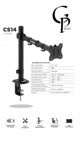 SUPORTE PARA MONITOR - CLANM PROMOÇÃO