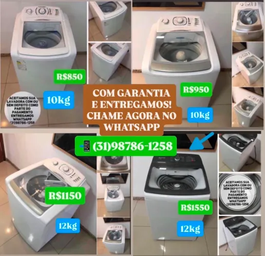 Máquina de Lavar c/ Garantia Entregamos