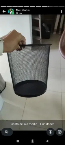 Cesto de lixo médio