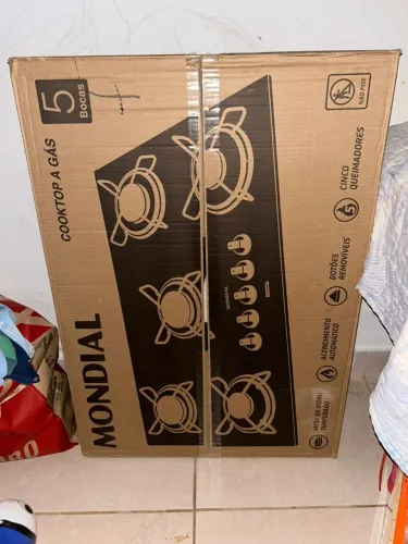 Cooktop nova na caixa