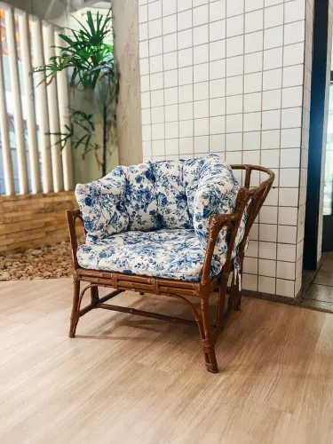 Poltrona de cana da Índia