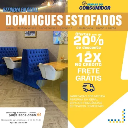 SOFÁ BOOTH DE LANCHONETE