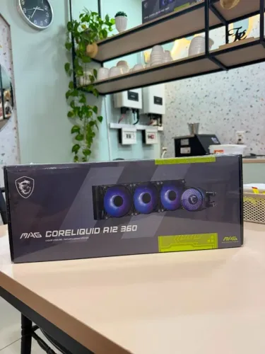 Water Cooler MSI MAG Coreliquid A12, ARGB, 360mm, Intel e AMD, Preto(Lacrado)