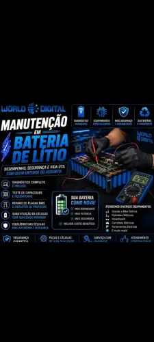 Compras,vendas e manutenções de bateria de lítio de todos os modelos e amperagens