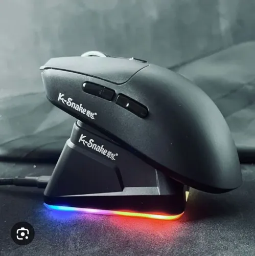 Mouse Sem Fio K-SNAKE X11 Com Dock de Carregamento *Novo*