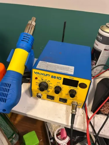 estação de solda yaxun 881d