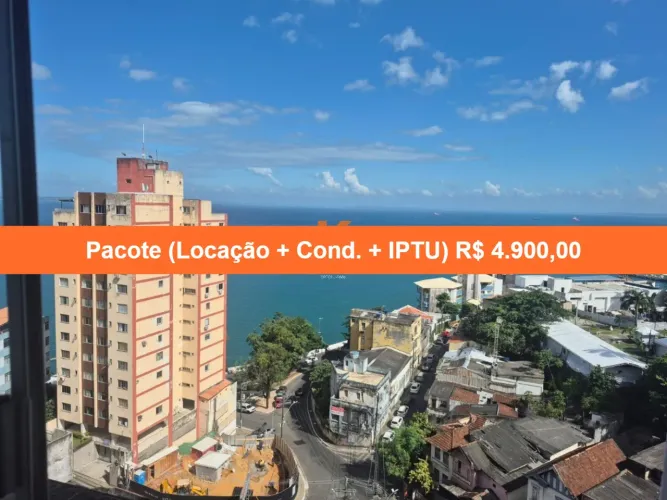 Apartamento para Locação em Salvador-BA, Bairro Campo Grande: 2 quartos, 2 suítes, 2 salas