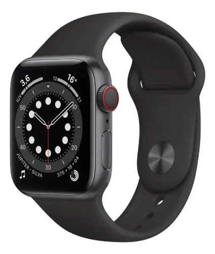 Apple Watch S 6 (gps+cellular) - Alumínio Cinza-espacial  44 Mm (Usado)