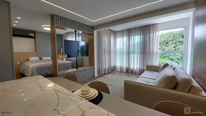 Studio para Locação em Itajaí, Praia Brava de Itajaí, 1 dormitório, 1 suíte, 1 banheiro, 1