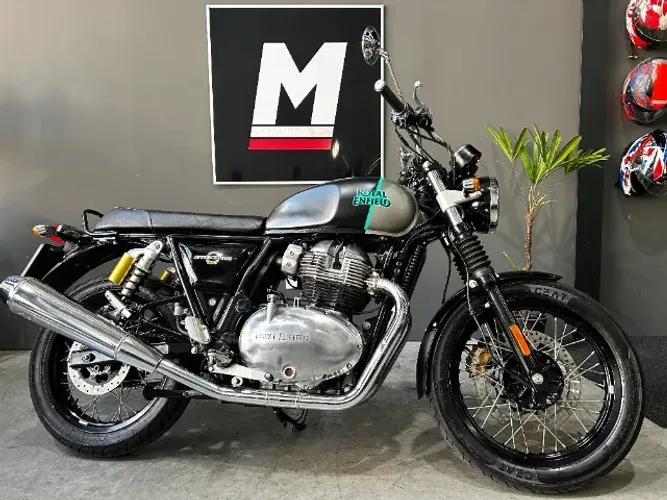 ROYAL ENFIELD INTERCEPTOR 650 2023 - Único dono, baixa KM, acessórios, revisada