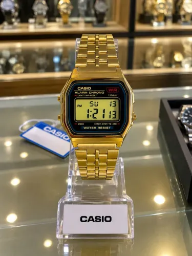 Casio Vintage Digital Dourado Estilo e Tecnologia no Seu Pulso