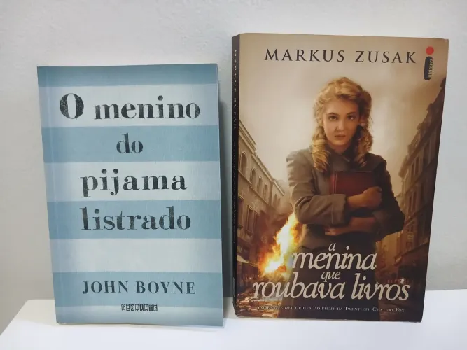 Combo livro a menina roubava livros + menino pijama listrado