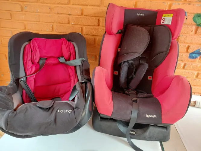 Cadeirinha de carro e bebê conforto