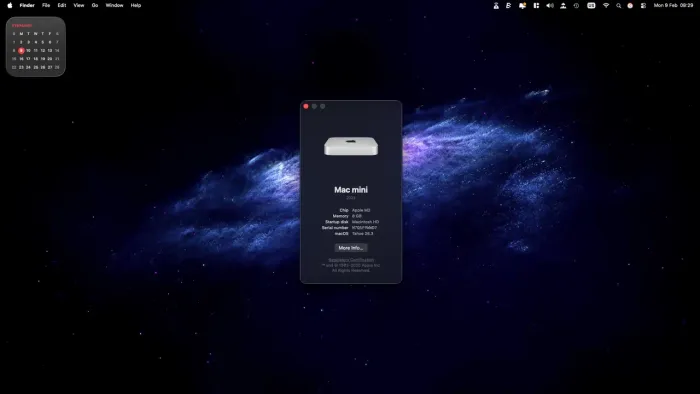 Mac mini M2 2023 8GB 256GB impecável + Caixa