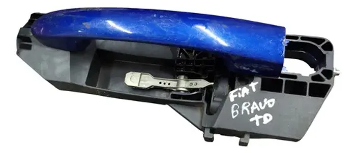 Maçaneta Externa Fiat Bravo Traseiro Direito 2011 A 2016 Azul Traseira