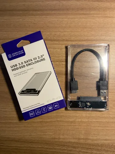CASE EXTERNO USB 3.0 TRANSPARENTE