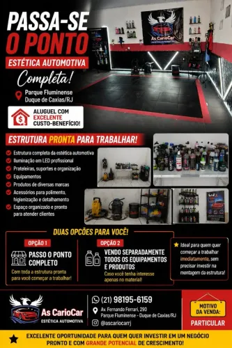 ? PASSO PONTO - ESTÉTICA AUTOMOTIVA COMPLETA | R$ 20.000