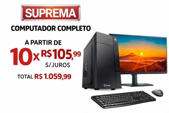 COMPUTADOR COMPLETO GARANTIA NOTA FISCAL A PARTIR