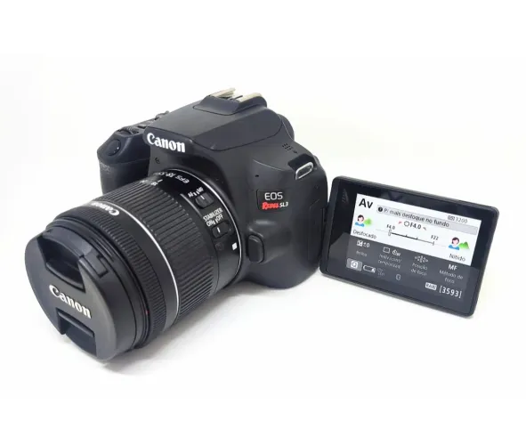 Camera DSLR CANON SL3 Completa - 24mp 4K WI-FI