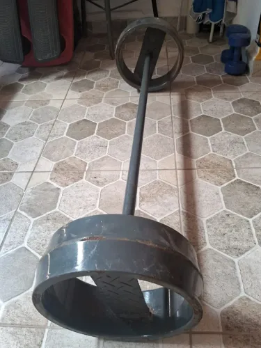 halteres equipamento de levantamento barra com pesos academia