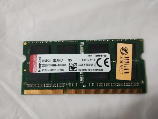 Memória Kingston 8 GB DDR3 (KVR16LS11/8)