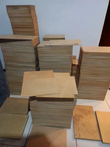 Lote + 1500 Chapa MDF fundo de quadro