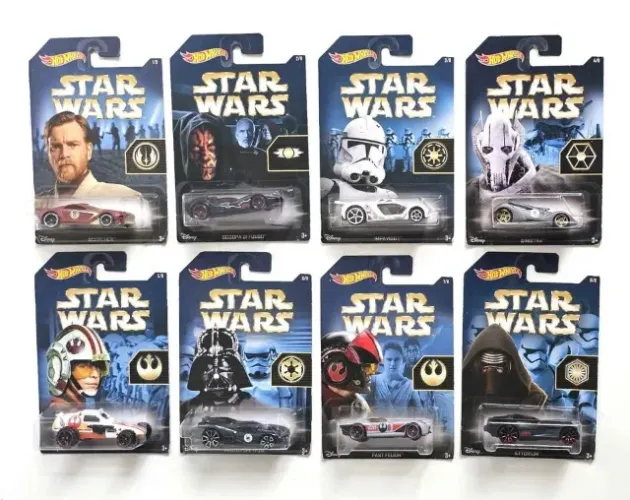 Hot Wheels Star Wars Factions 2015 Coleção Completa 8/8 Lacrada