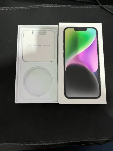 Caixa Iphone 14 (Frente Original) (Traseira Paralela)