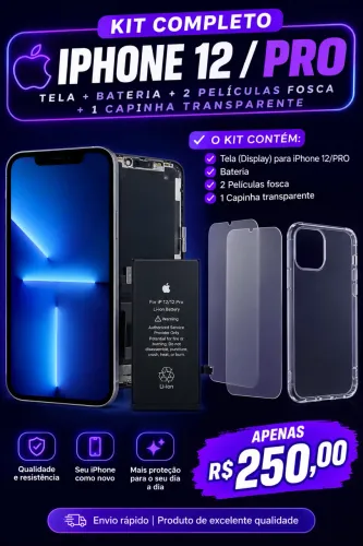Kit completo do iphone 12 / PRO