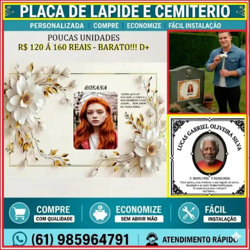 - Placas para Sepulturas -