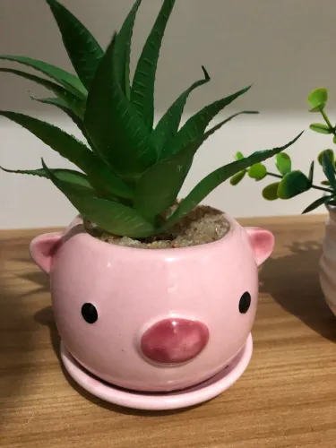 Vaso decorativo de cerâmica