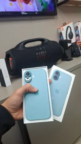 iPhone 16 com caixa, 87% de saude, garantia 3 meses