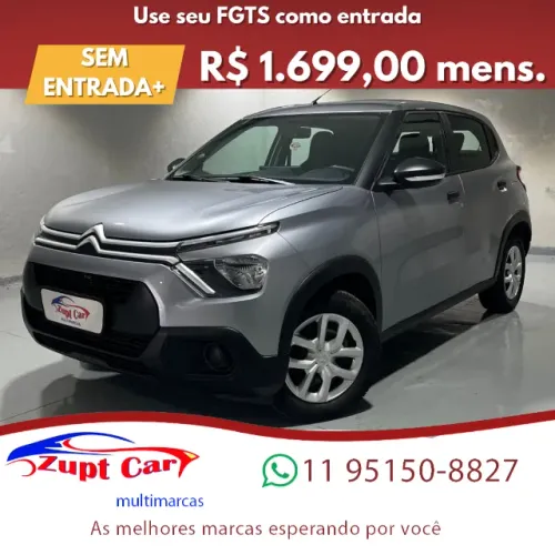 Citroen C3 Live Pack 1.0 Flex 6V 5P Mec. 2023