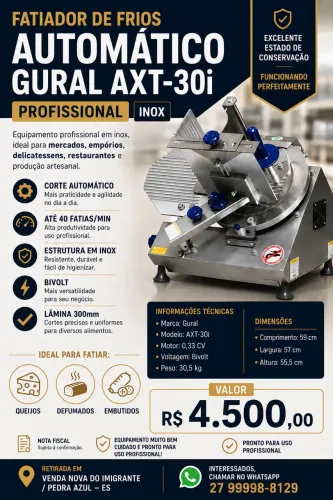 Fatiadora Automática Industral