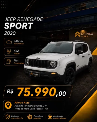 Jeep Renegade Sport 1.8 4X2 Flex 16V Aut. 2020