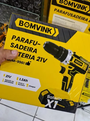 Parafusadeira Multifuncional Mini Portátil 21v/ Bomvink