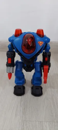 BONECO FISHER-PRICE IMAGINEXT DC SUPER FRIENDS SUPERMAN E EXOESQUELETO (USADO)
