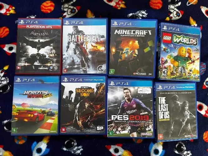 Jogos mídia física PS4