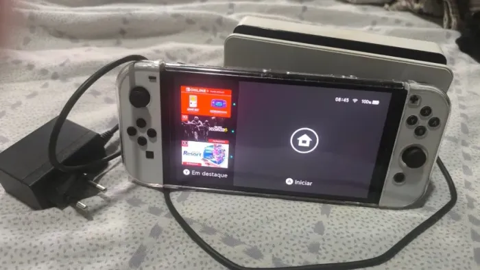 Nintendo Switch Oled Branco Funcionando Perfeitamente R$1200,00