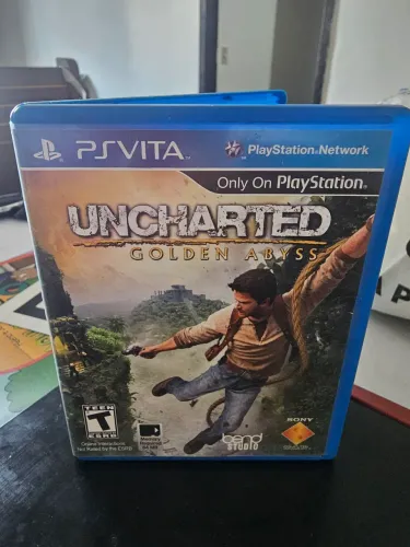 Jogo para psvita Uncharted Gold of Abyss mídia física