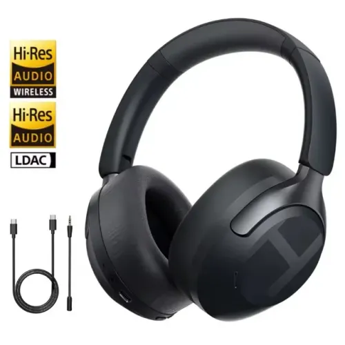 Headphone Sem Fio Haylou S40 C/ Mic - ANC 50db - Hi-Res 3D Áudio Espacial Com LDAC - BT6.0