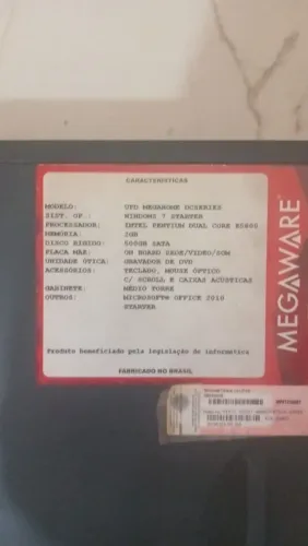 VENDO COMPUTADOR COM DEFEITO